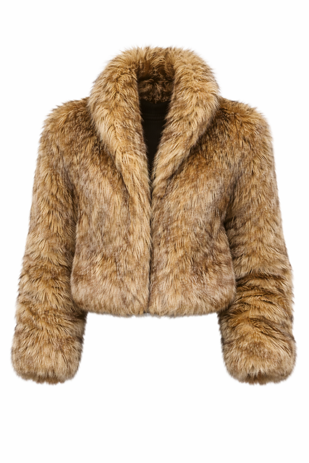 Winter Luxe Cropped Fur Jacke