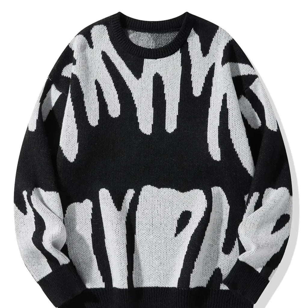 Pullover Sweater Casual Round Neck