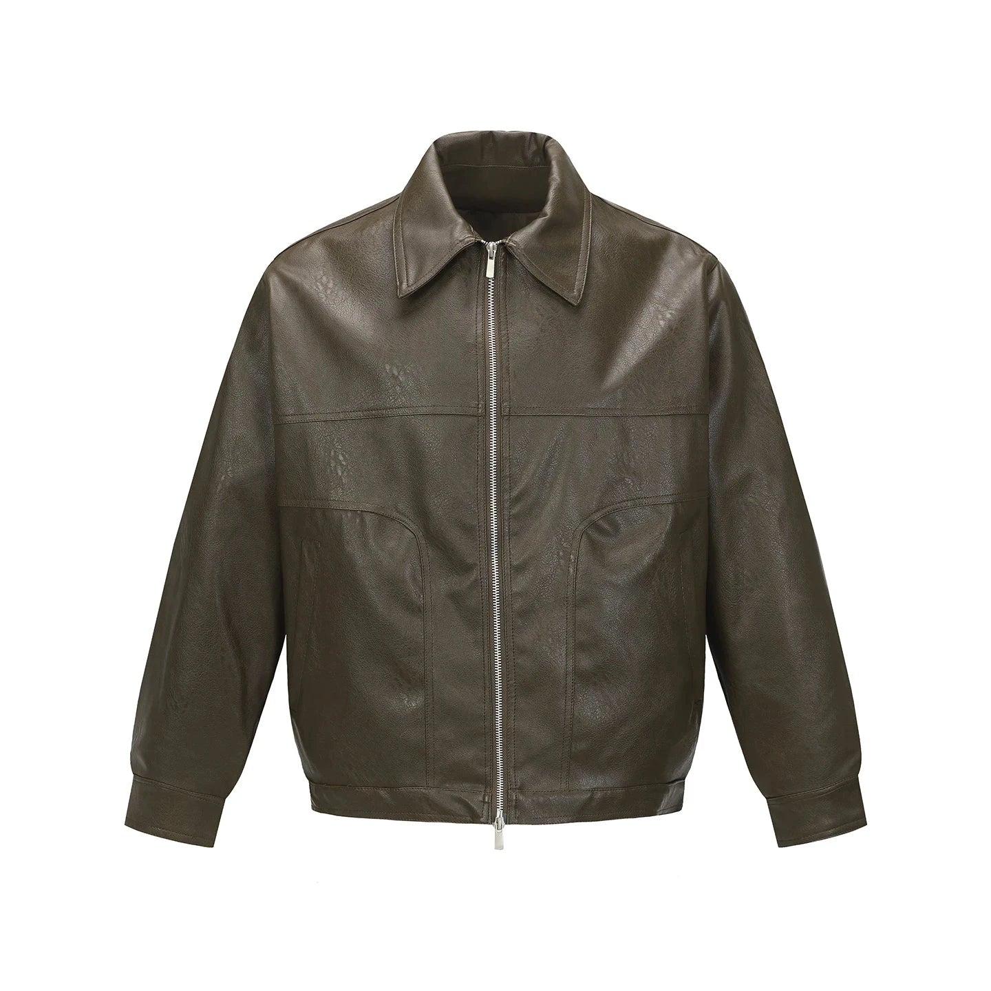 leather zipper