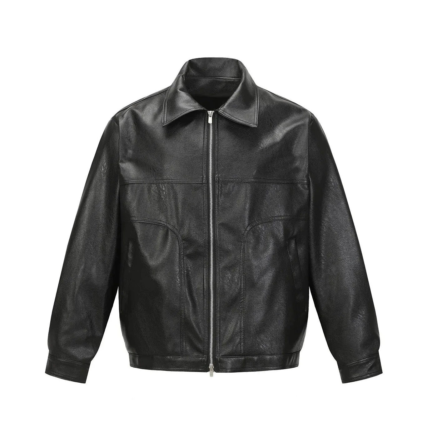 leather zipper