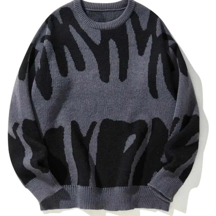 Pullover Sweater Casual Round Neck