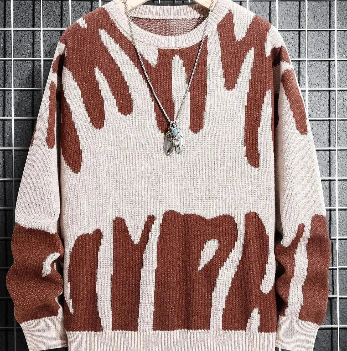 Pullover Sweater Casual Round Neck