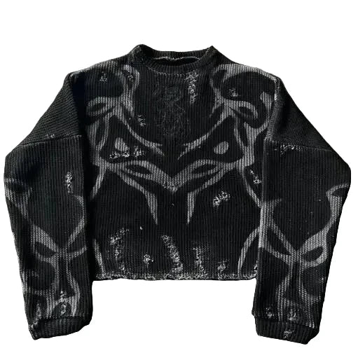 Herren Pullover Boxy Knitted Top