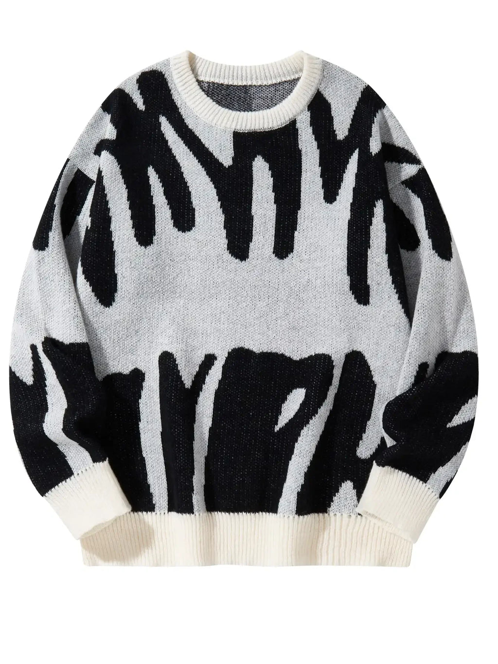 Pullover Sweater Casual Round Neck