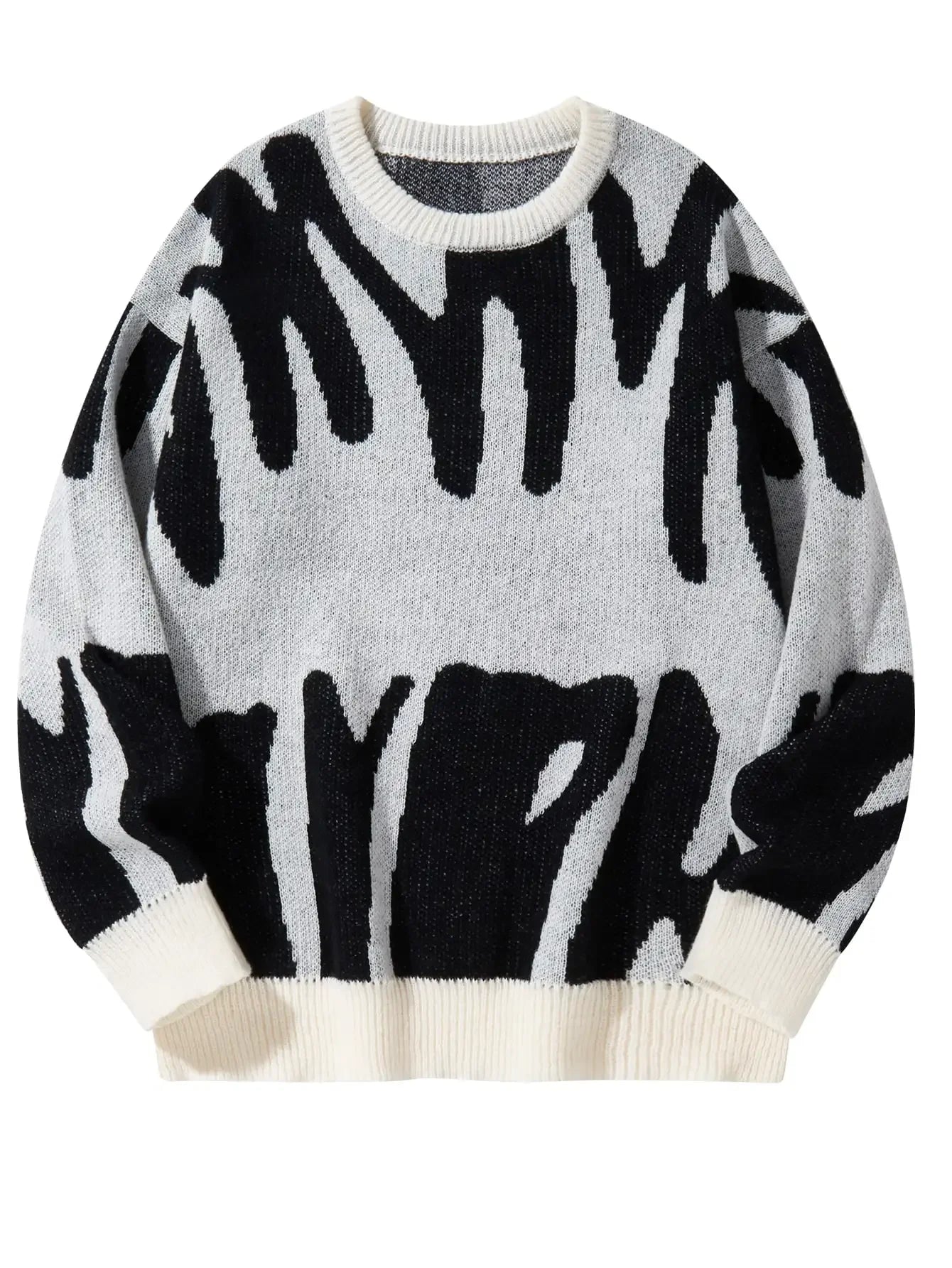 Pullover Sweater Casual Round Neck