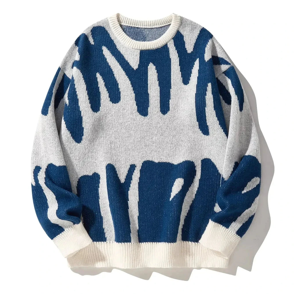 Pullover Sweater Casual Round Neck